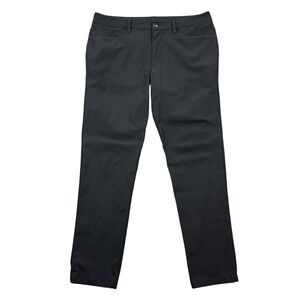 Lululemon Pants Men's 34 (36x30) Black ABC Classic Fit Warpstreme Performance